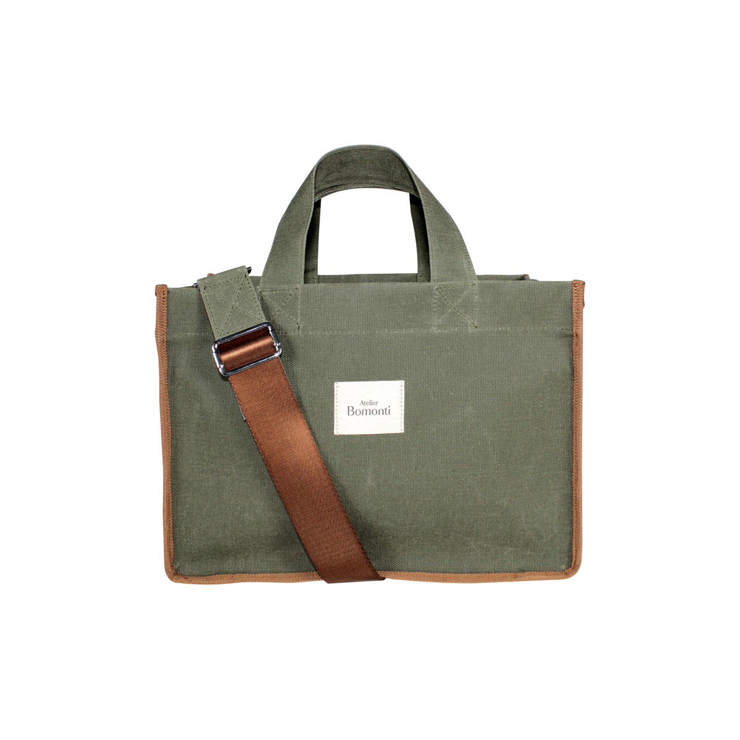 Hishi Rj Tote Bag Khaki Mumlu Kanvas Çanta