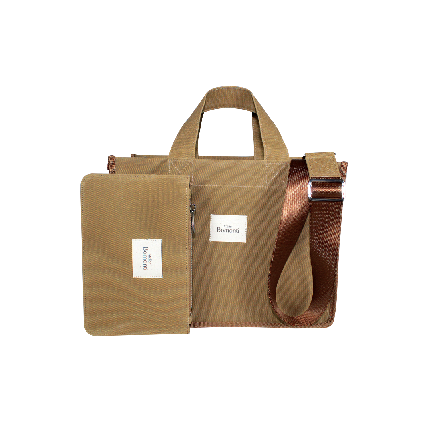 Hishi Rj Tote Bag Camel