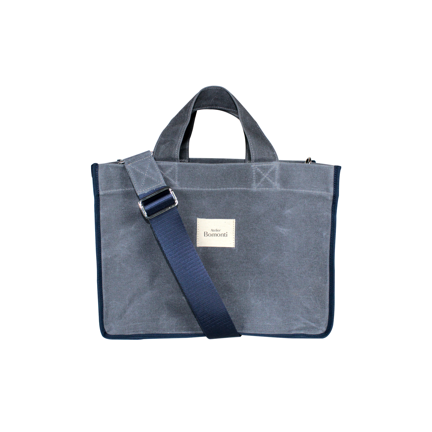 Hishi Rj Tote Bag Denim Lacivert