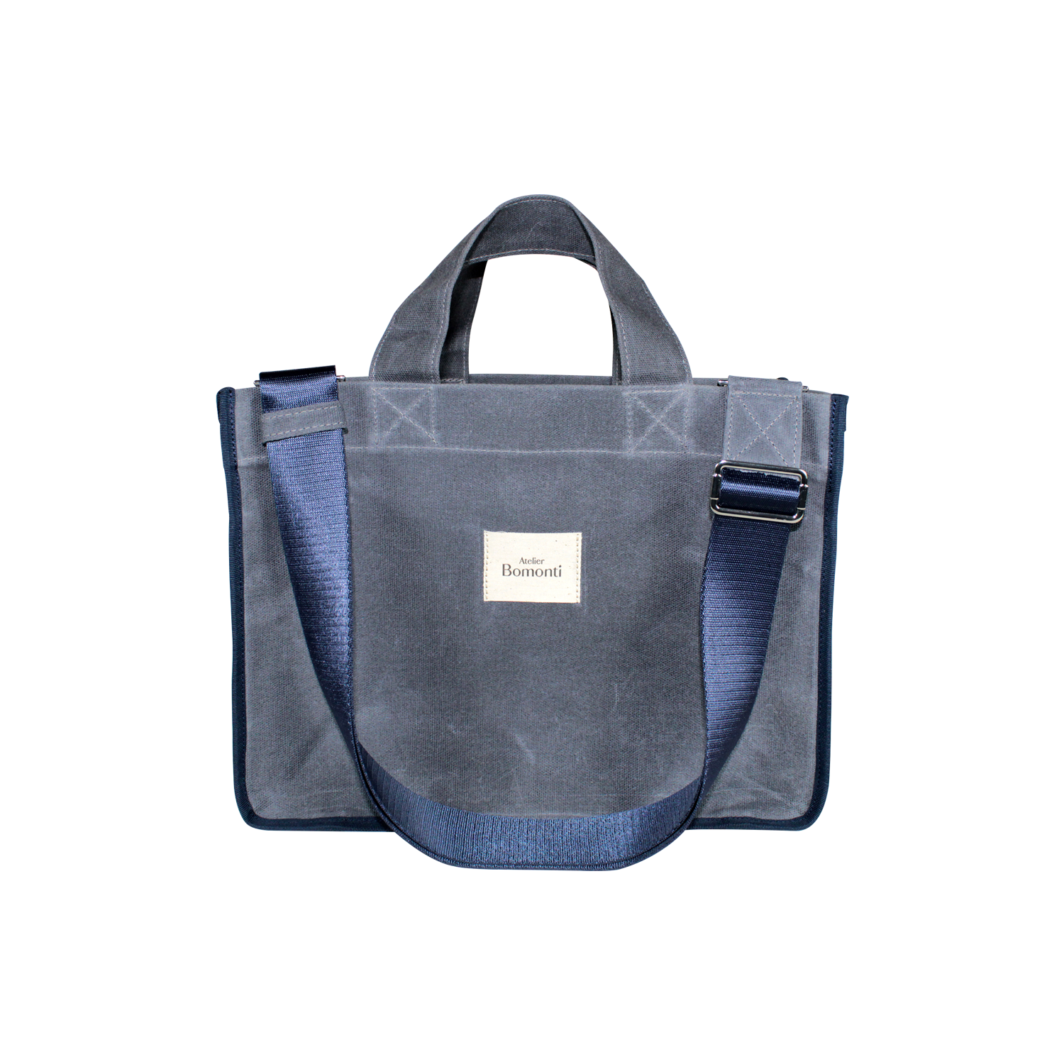 Hishi Rj Tote Bag Denim Lacivert