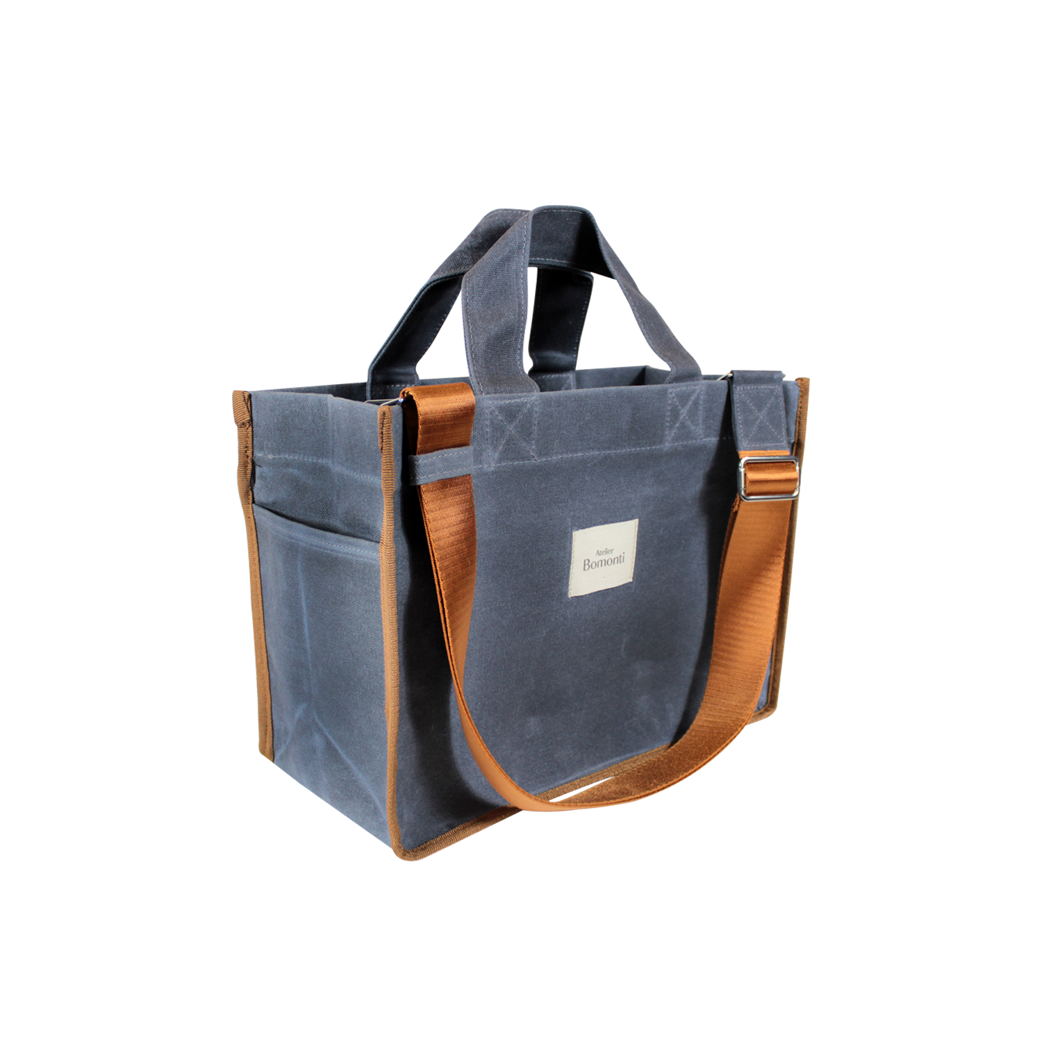 Hishi Rj Tote Bag Denim Taba