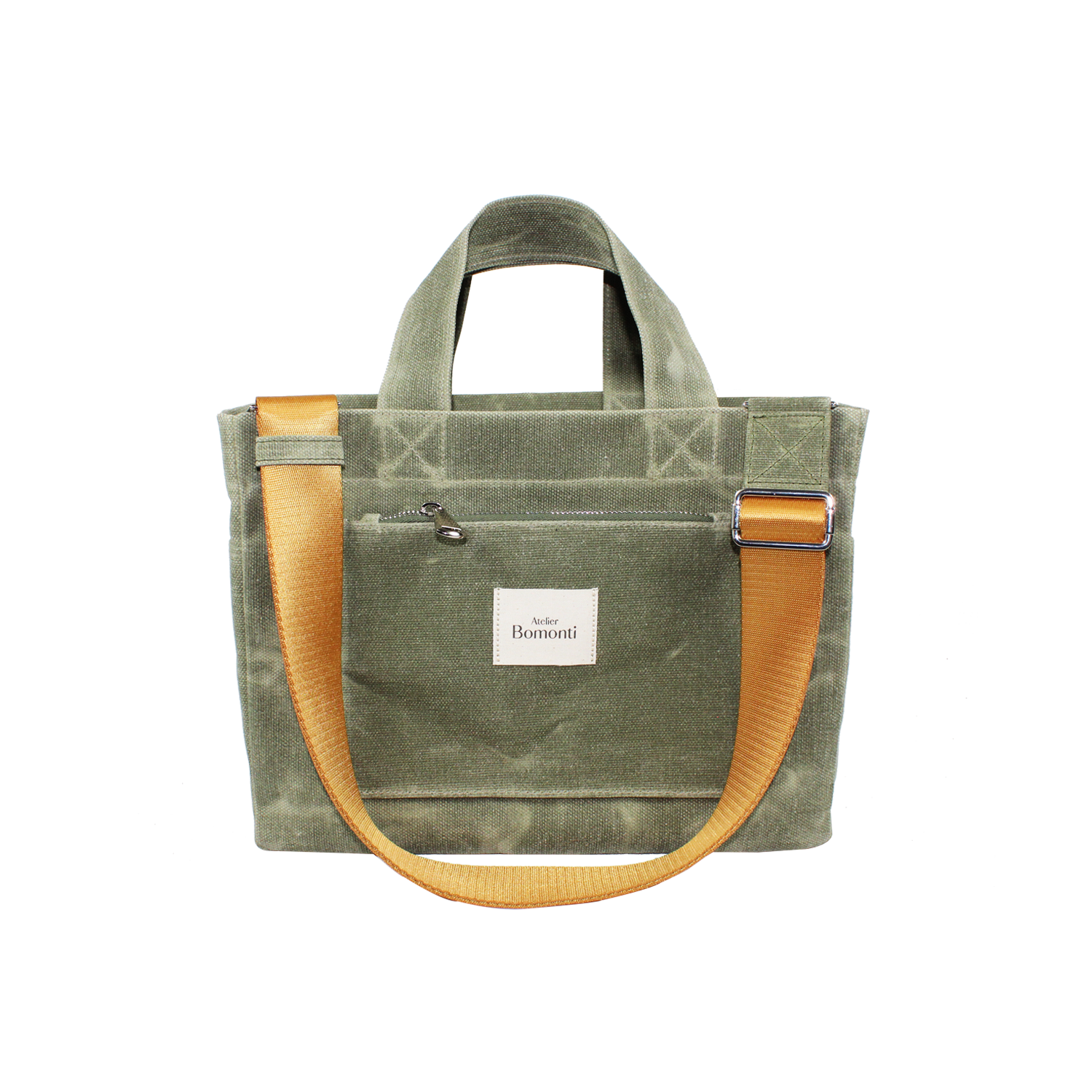 Hishi Tote Bag Green Mumlu Kanvas Çanta