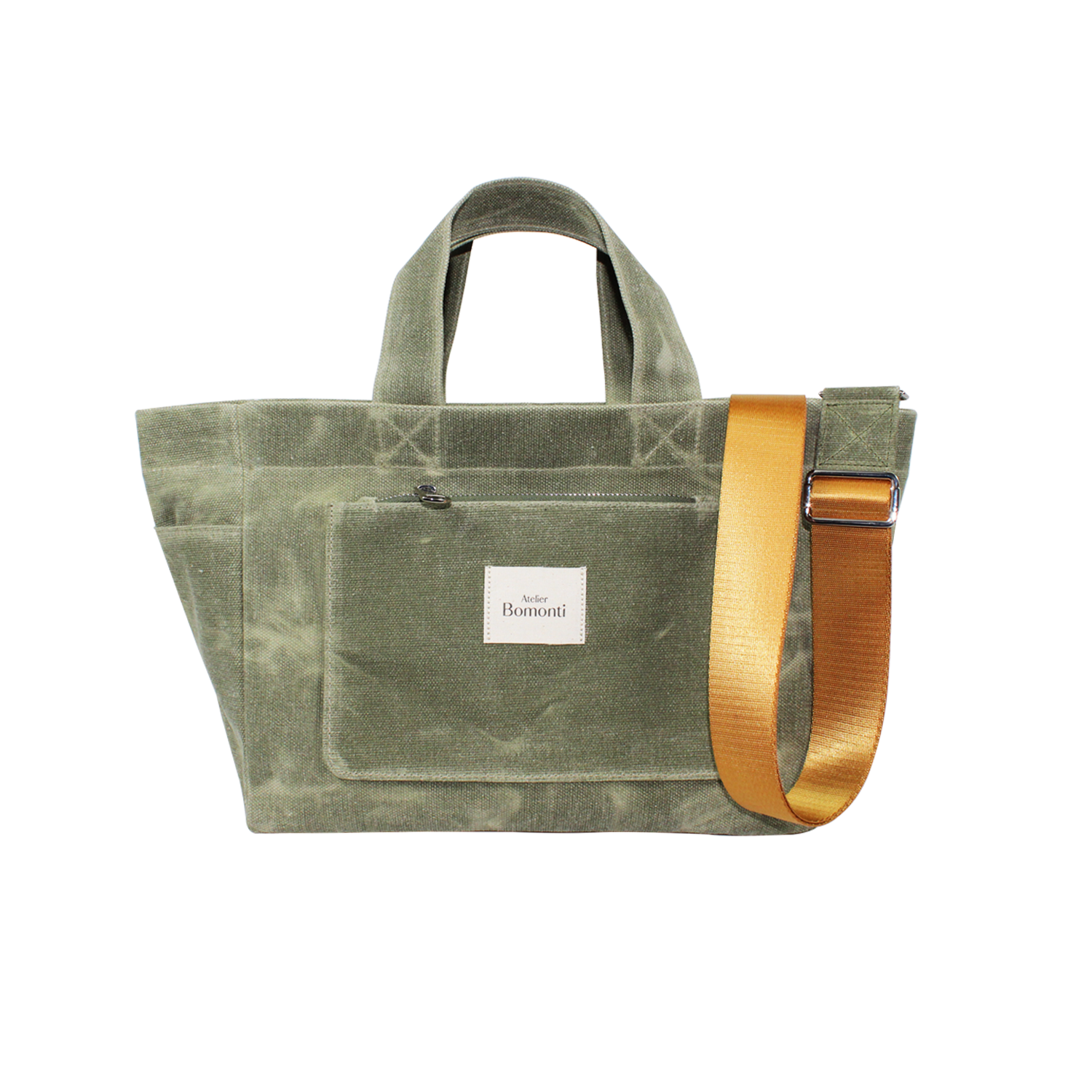 Hishi Tote Bag Green Mumlu Kanvas Çanta