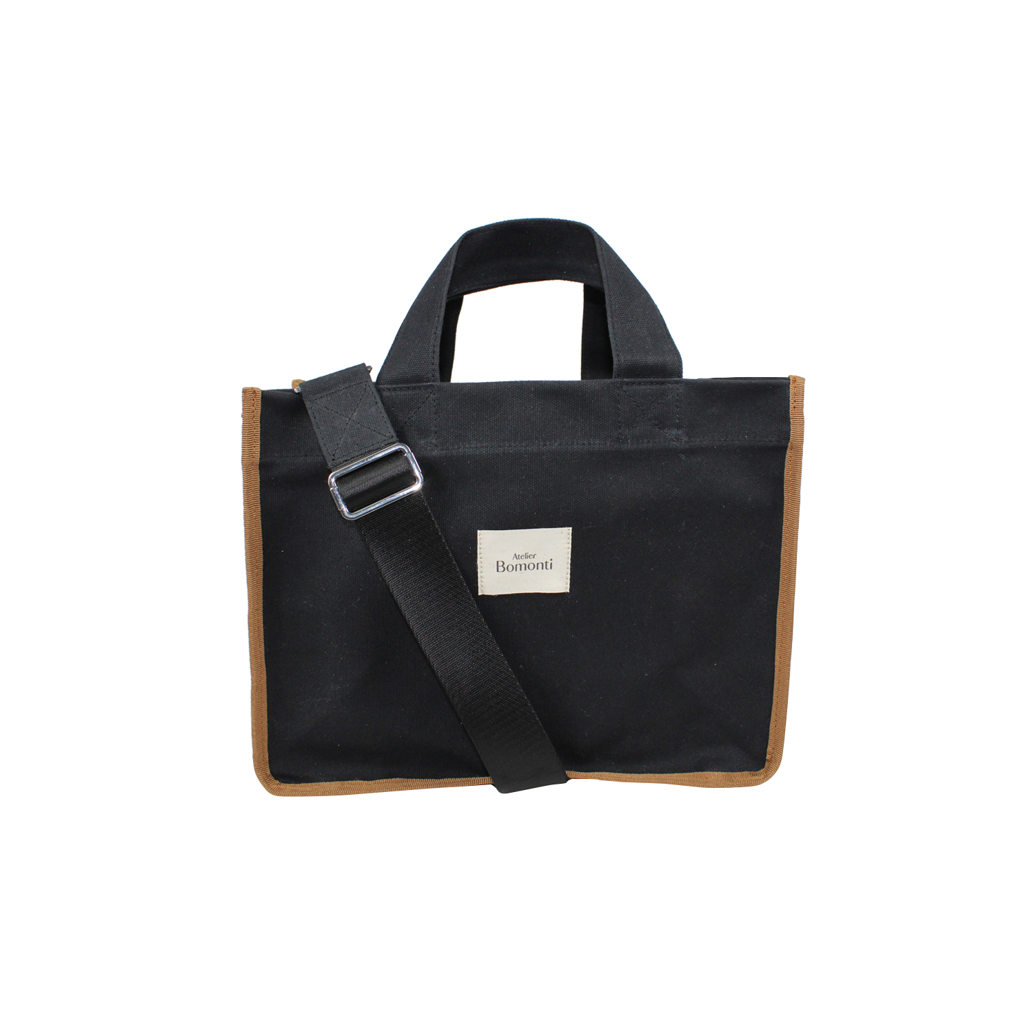 Hishi Rj Tote Bag Black Mumlu Kanvas Çanta