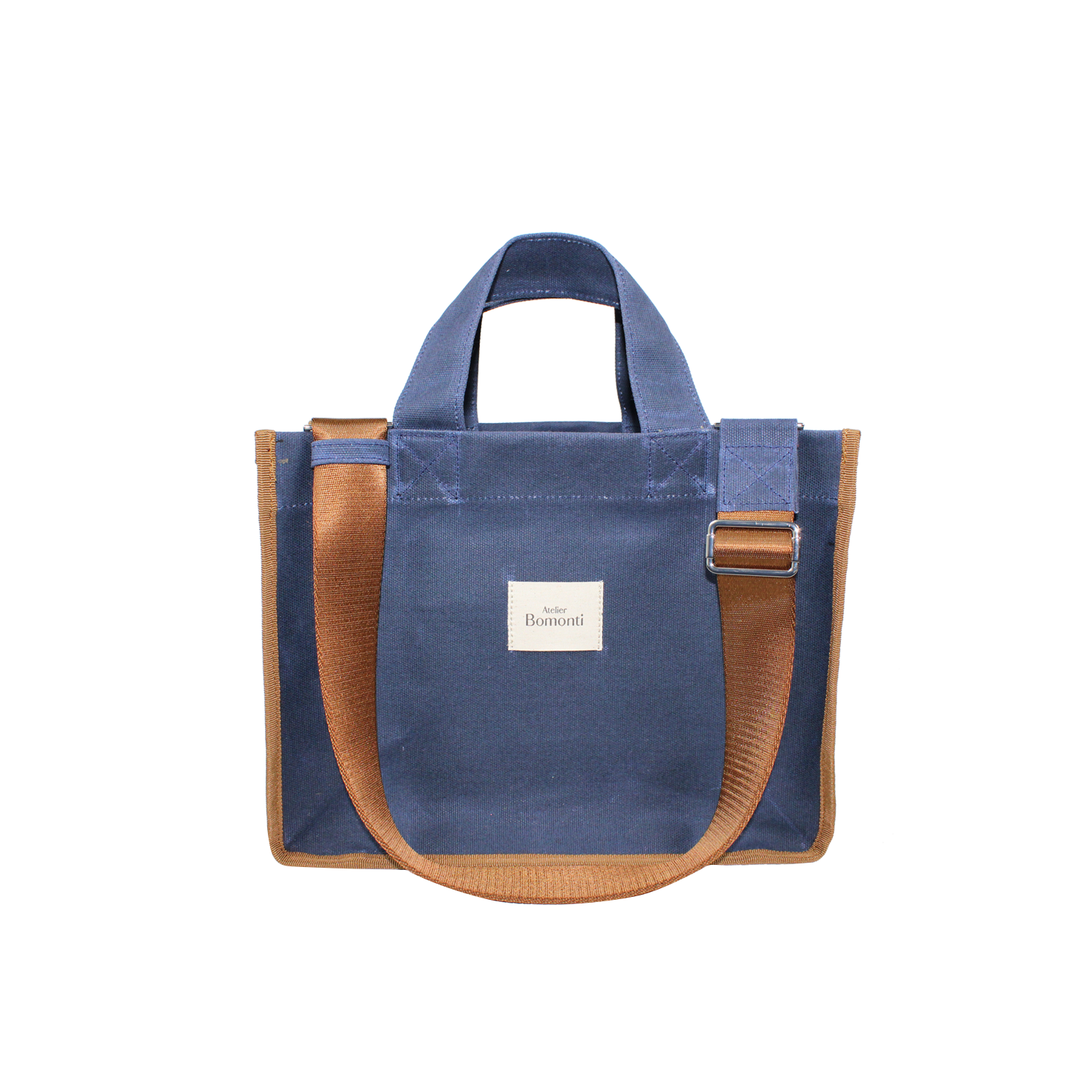 Hishi Rj Tote Bag Navy Blue Mumlu Kanvas Çanta