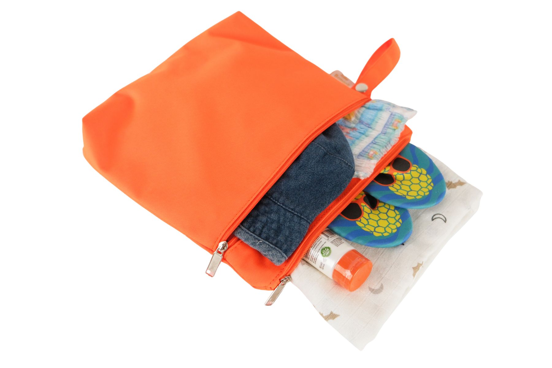 Mami Kids Orange Islak Kuru/kirli Temiz Çantası