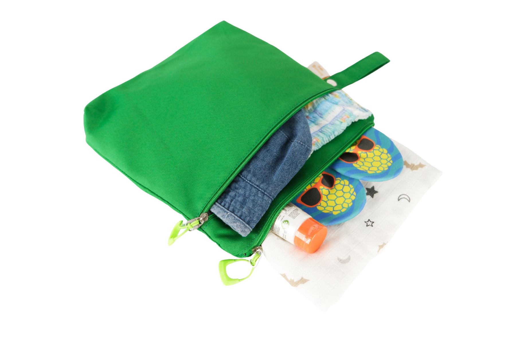 Mami Kids Green Islak Kuru/kirli Temiz Çantası