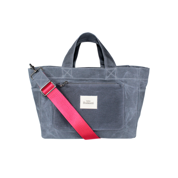 Hishi Tote Bag Denim Mumlu Kanvas Çanta