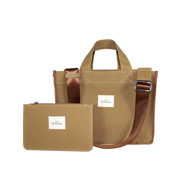 Hishi Rj Tote Bag Camel